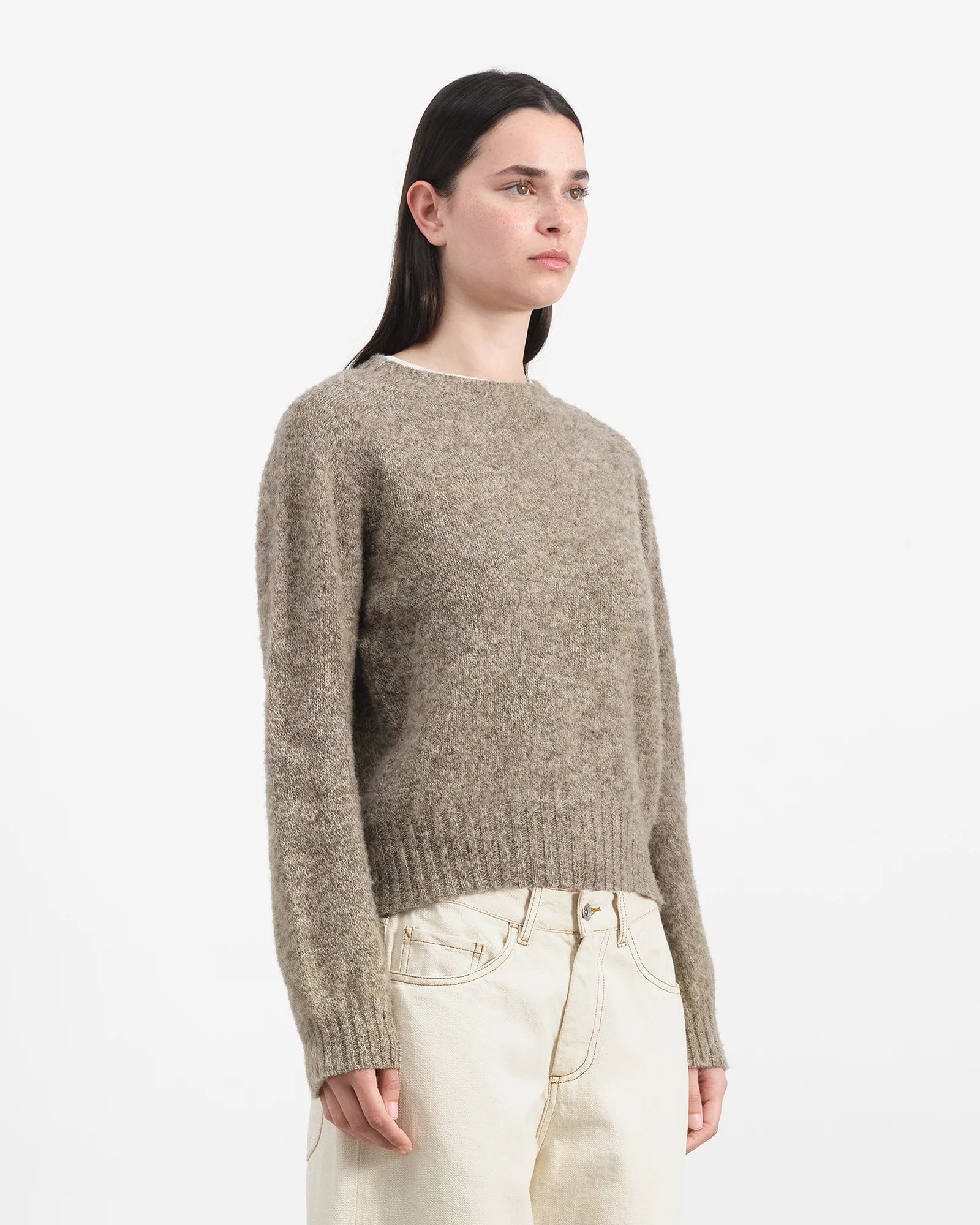 YMC Jets Crew Neck Knit Natural