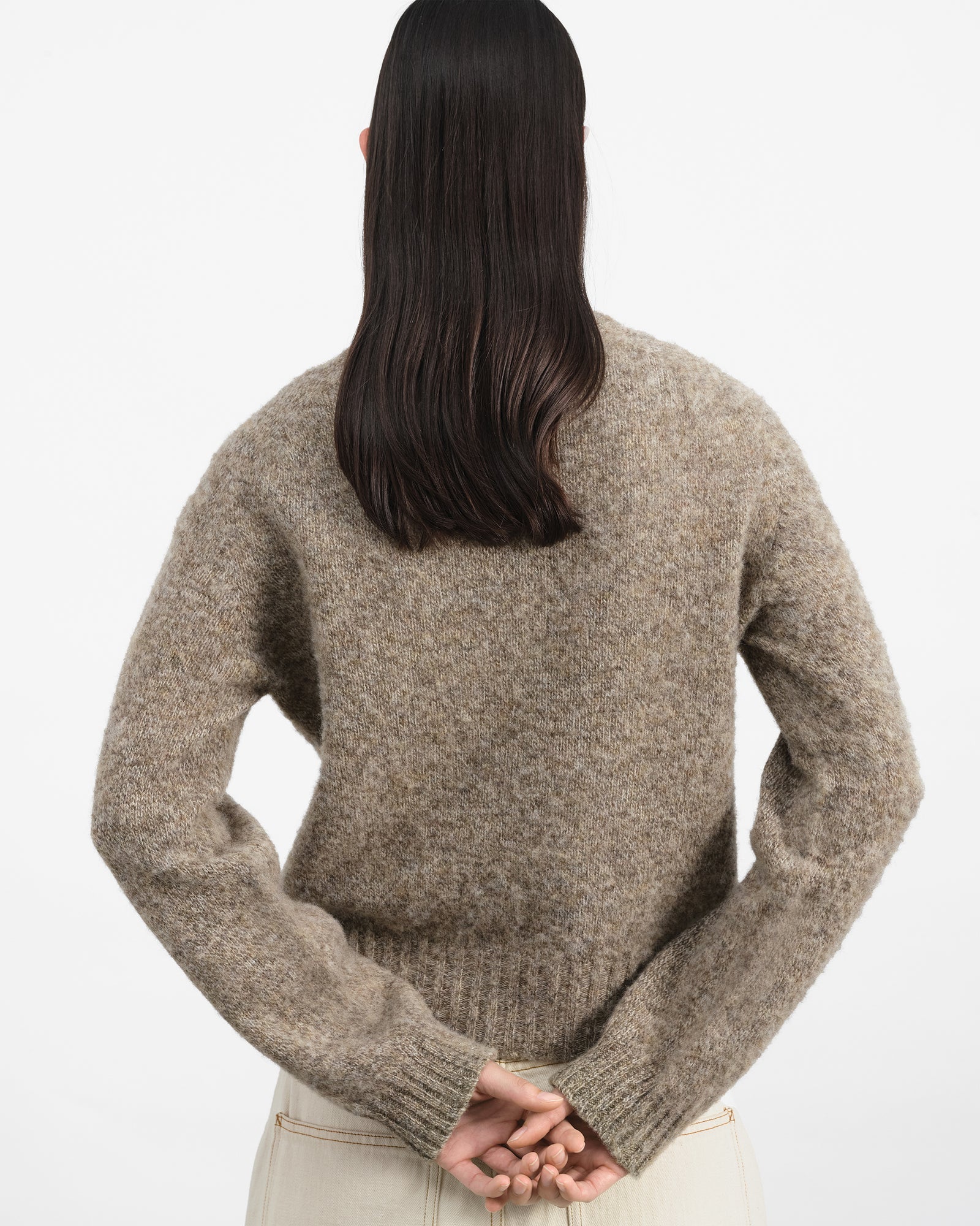 YMC Jets Crew Neck Knit Natural