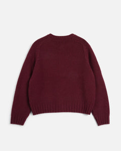 YMC Atomic Cardigan Burgundy
