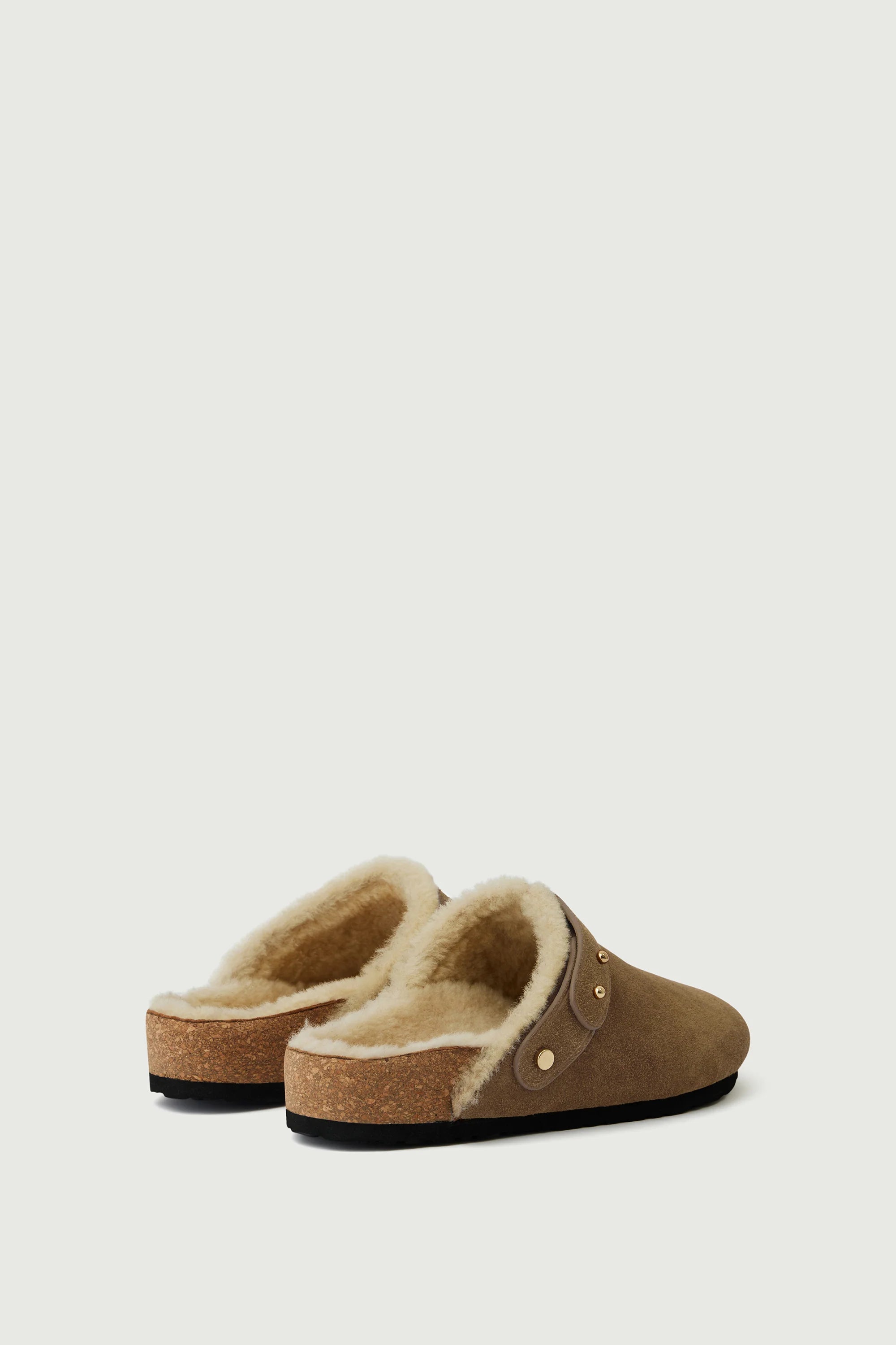 Soeur Sleepy Sheepskin clog