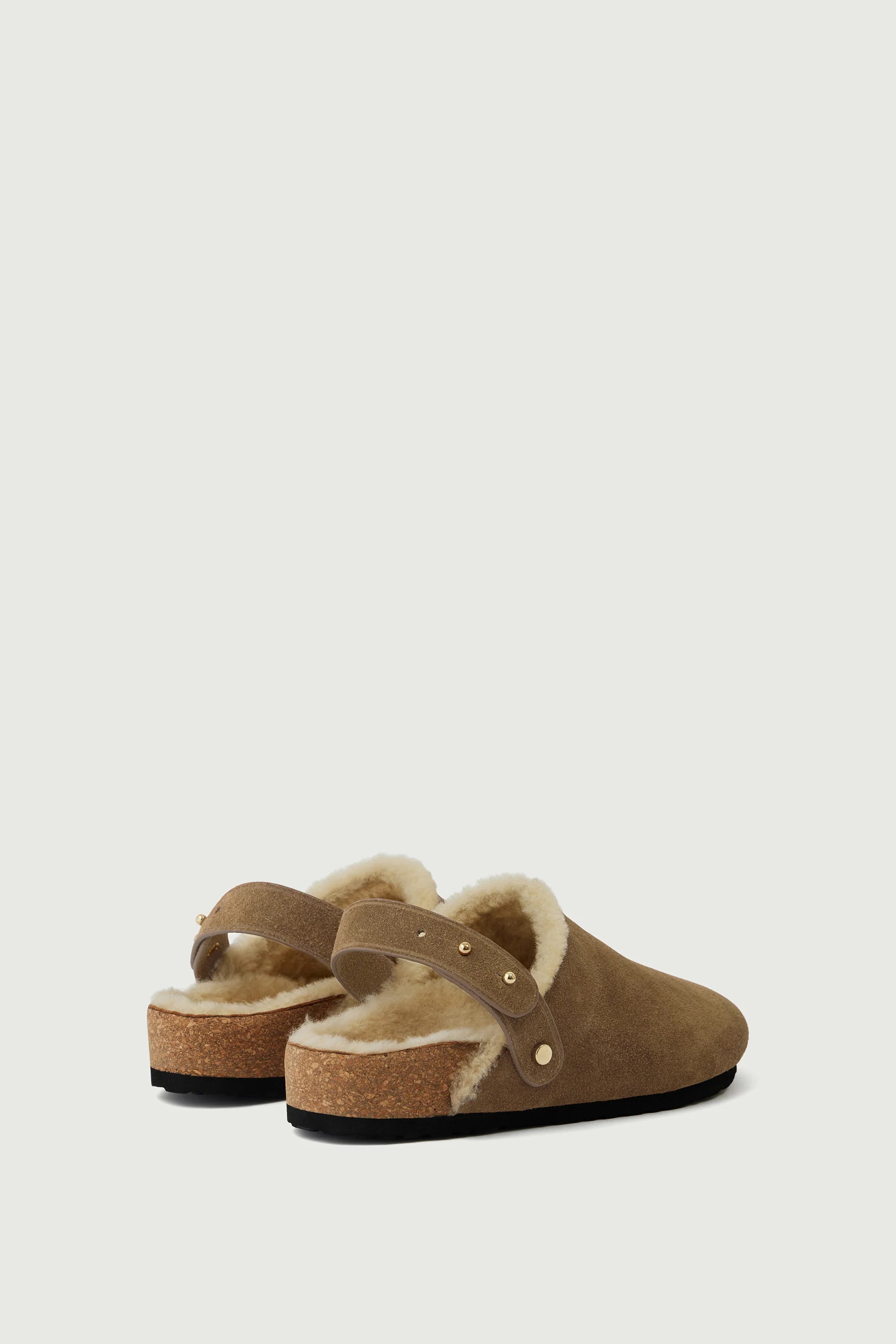 Soeur Sleepy Sheepskin clog