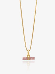 Rachel Jackson Mini Rose T Bar Necklace