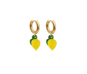 Sandralexandra Lemon Glass Earrings (pair)