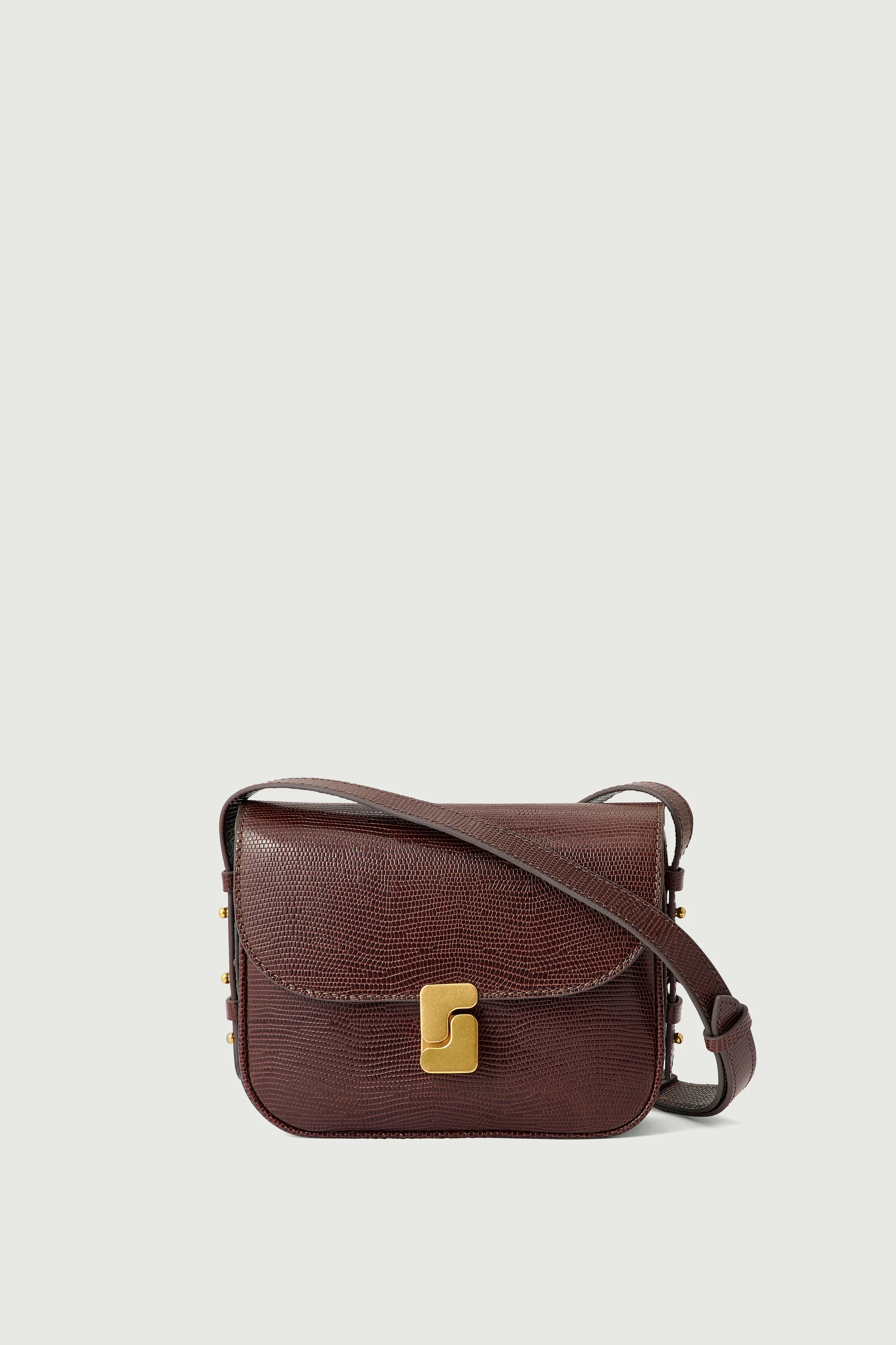Soeur Bellissima Mini Bag Chocolate Lizard