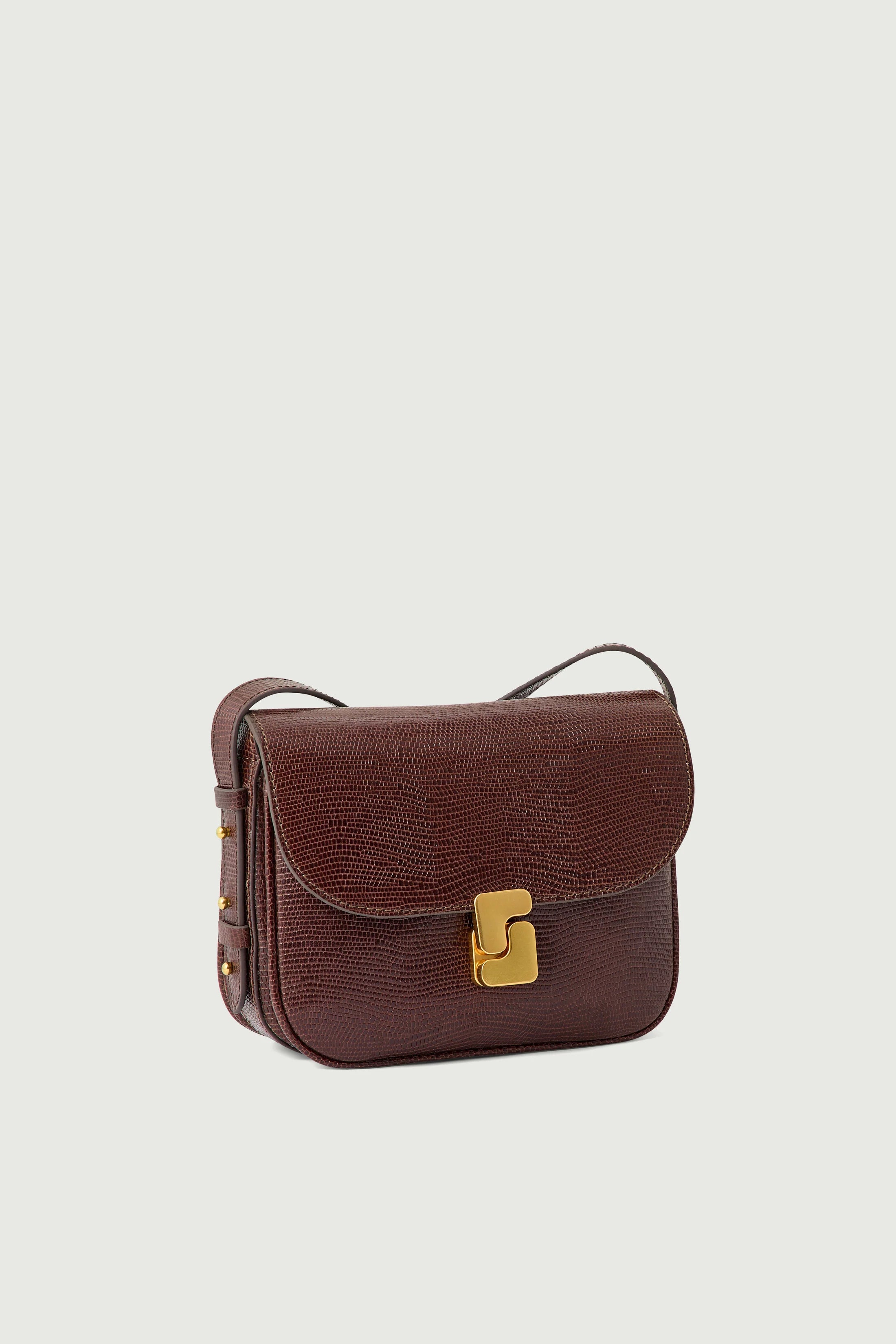 Soeur Bellissima Mini Bag Chocolate Lizard