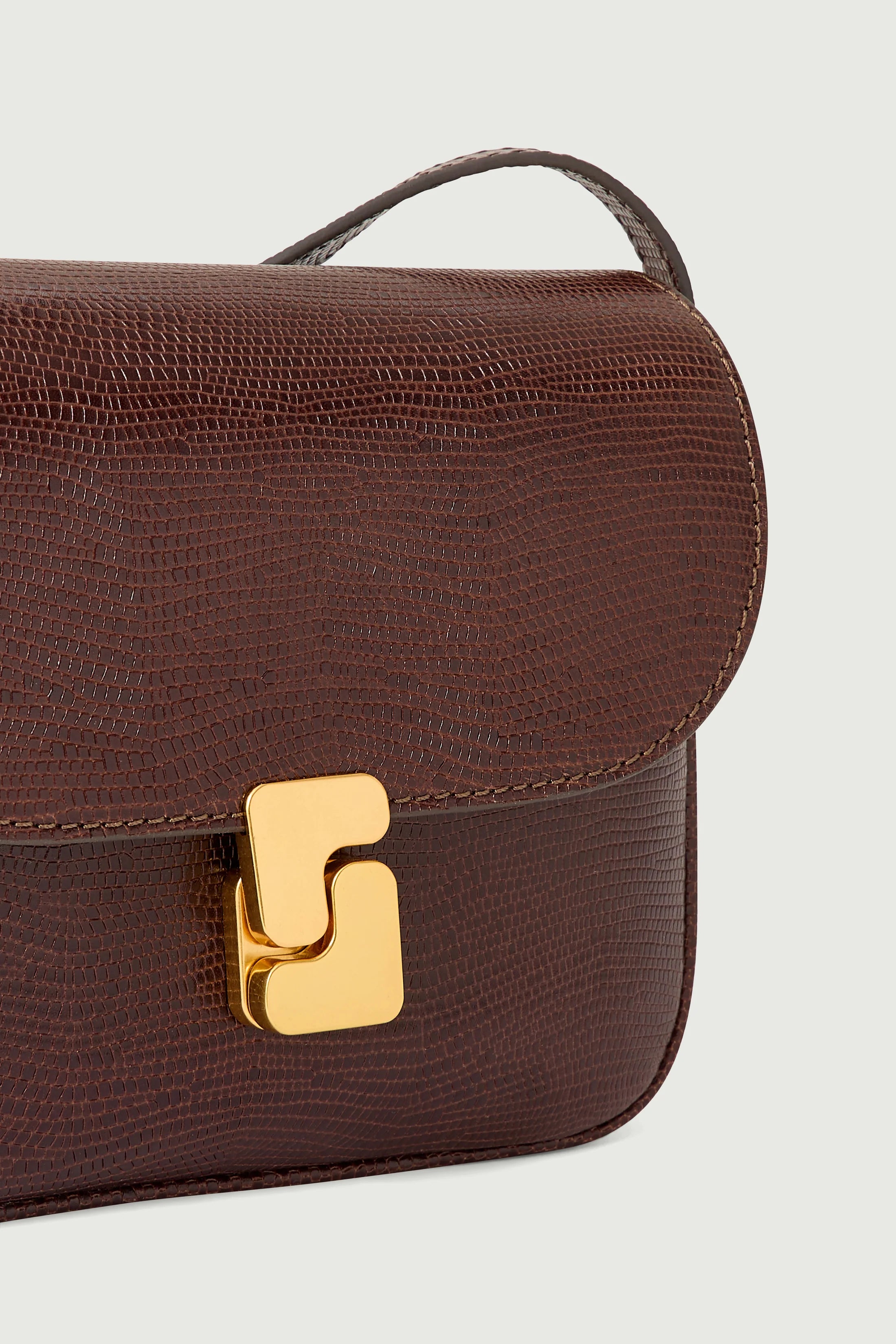 Soeur Bellissima Mini Bag Chocolate Lizard