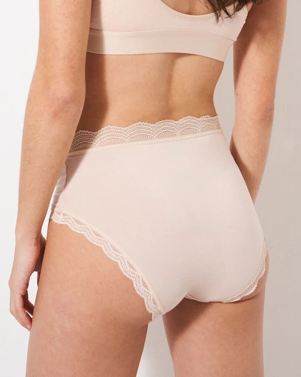 Stripe & Stare High Rise Knicker Sand Essentials (4 pack)