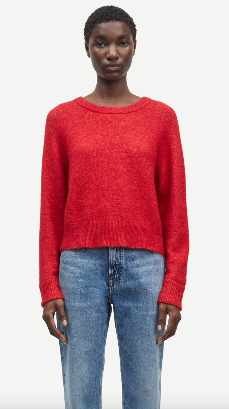 Samsoe Samsoe Nor o-n short sweater