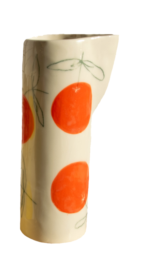 Martha Duncan Orange Pourer Vase
