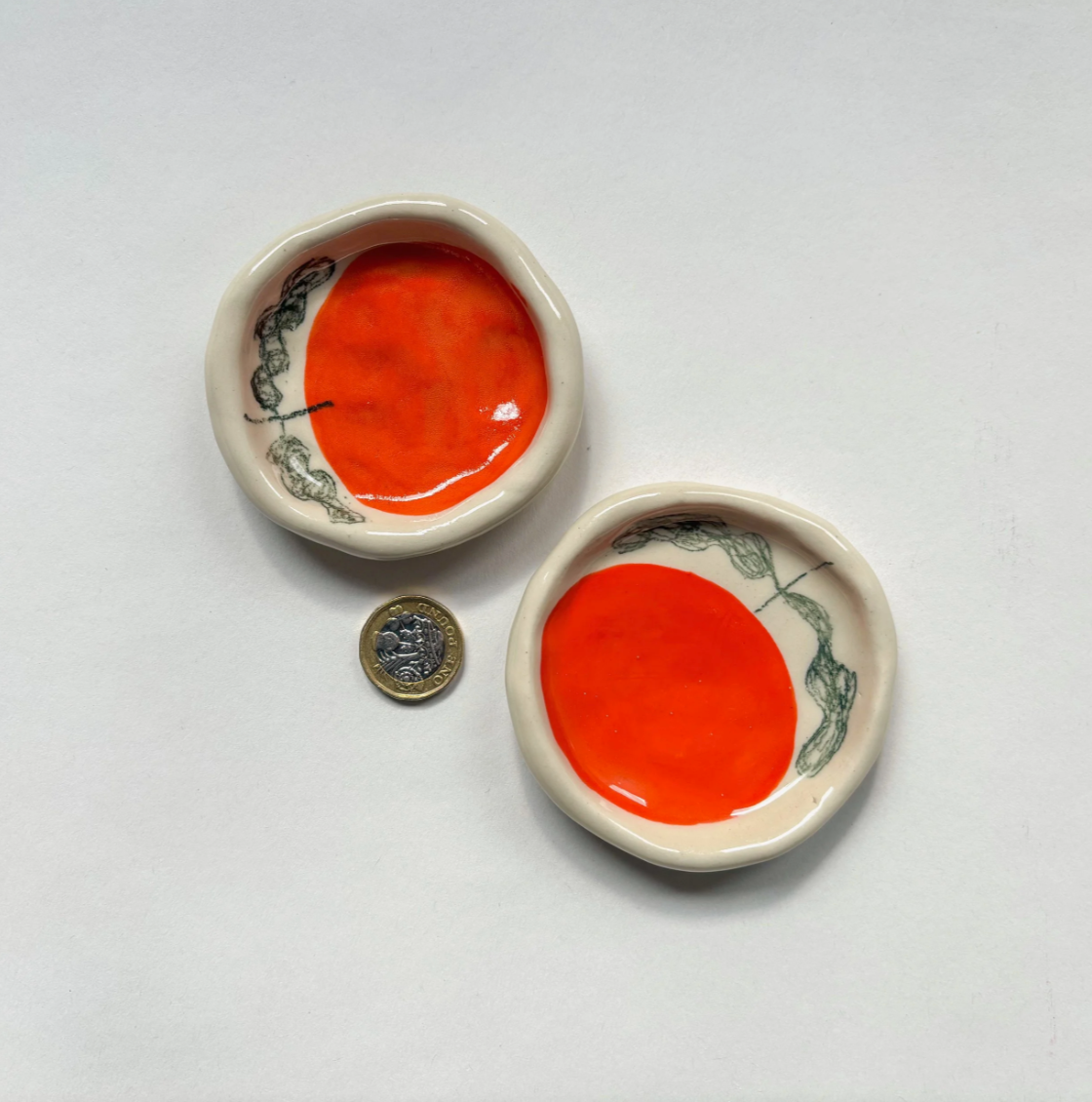 Martha Duncan Little Dishes- Orange