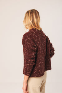 Indi & Cold Cardigan Aubergine
