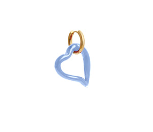 Sandralexandra Heart of Glass Blue Earrings