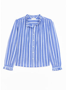 M.A.B.E Chrissie Top Blue Stripe