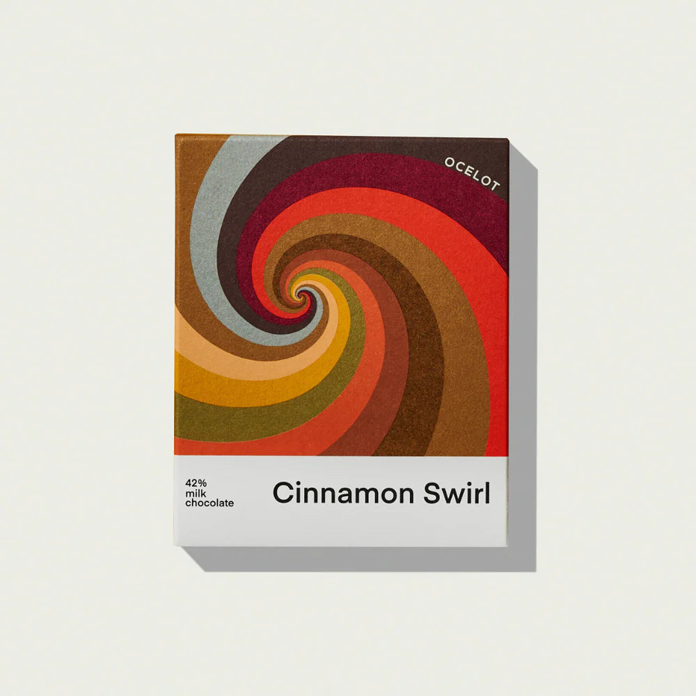 Ocelot Cinnamon Swirl - 42% milk chocolate