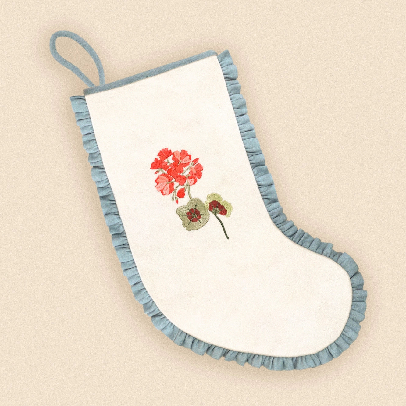 Lappliq' Geranium Christmas Stocking
