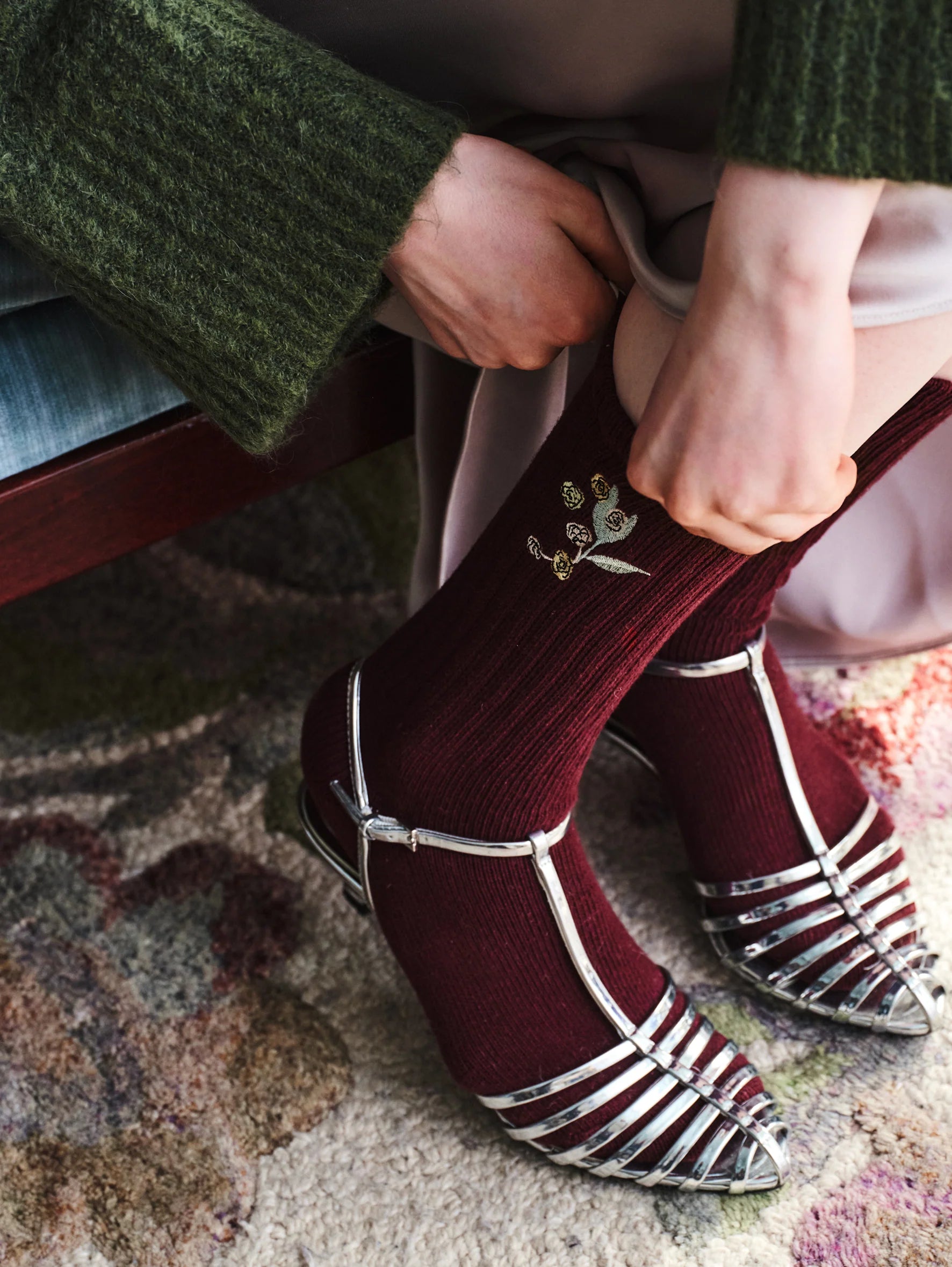 Beck Sőndergaard Rosy Cotta Sock Fig