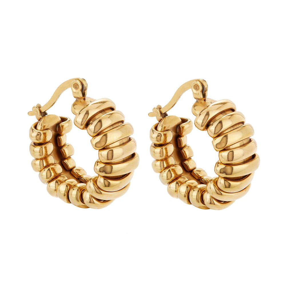 Ballinger Looped Gold Hoops