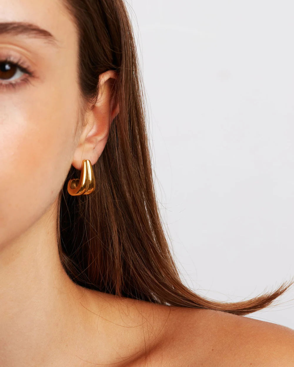 Ballinger Retro Waterfall Hoops