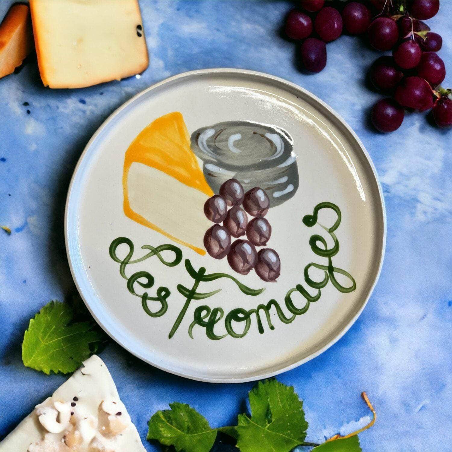 Harlie Brown Studio Les Fromages Plate Large