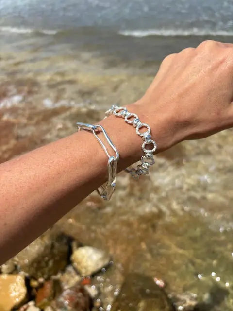 Shyla Chunky Link Bracelet Silver