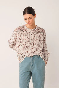 Indi & Cold Smock Detail Blouse