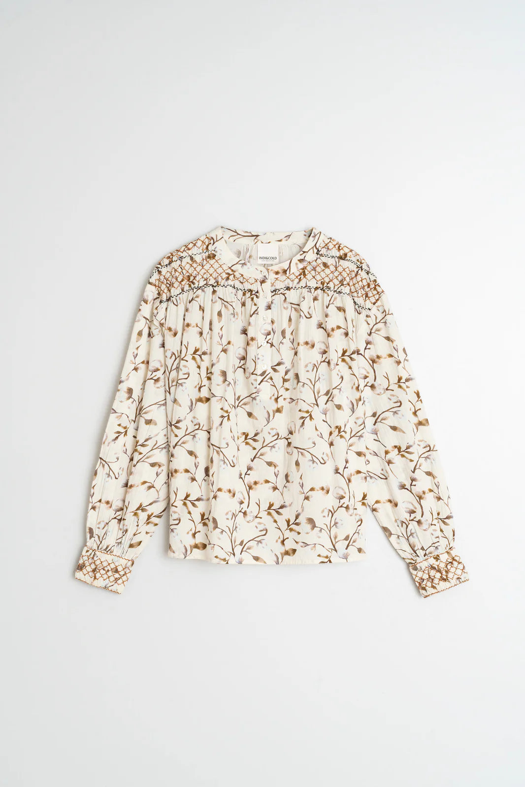 Indi & Cold Smock Detail Blouse