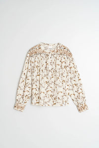 Indi & Cold Smock Detail Blouse