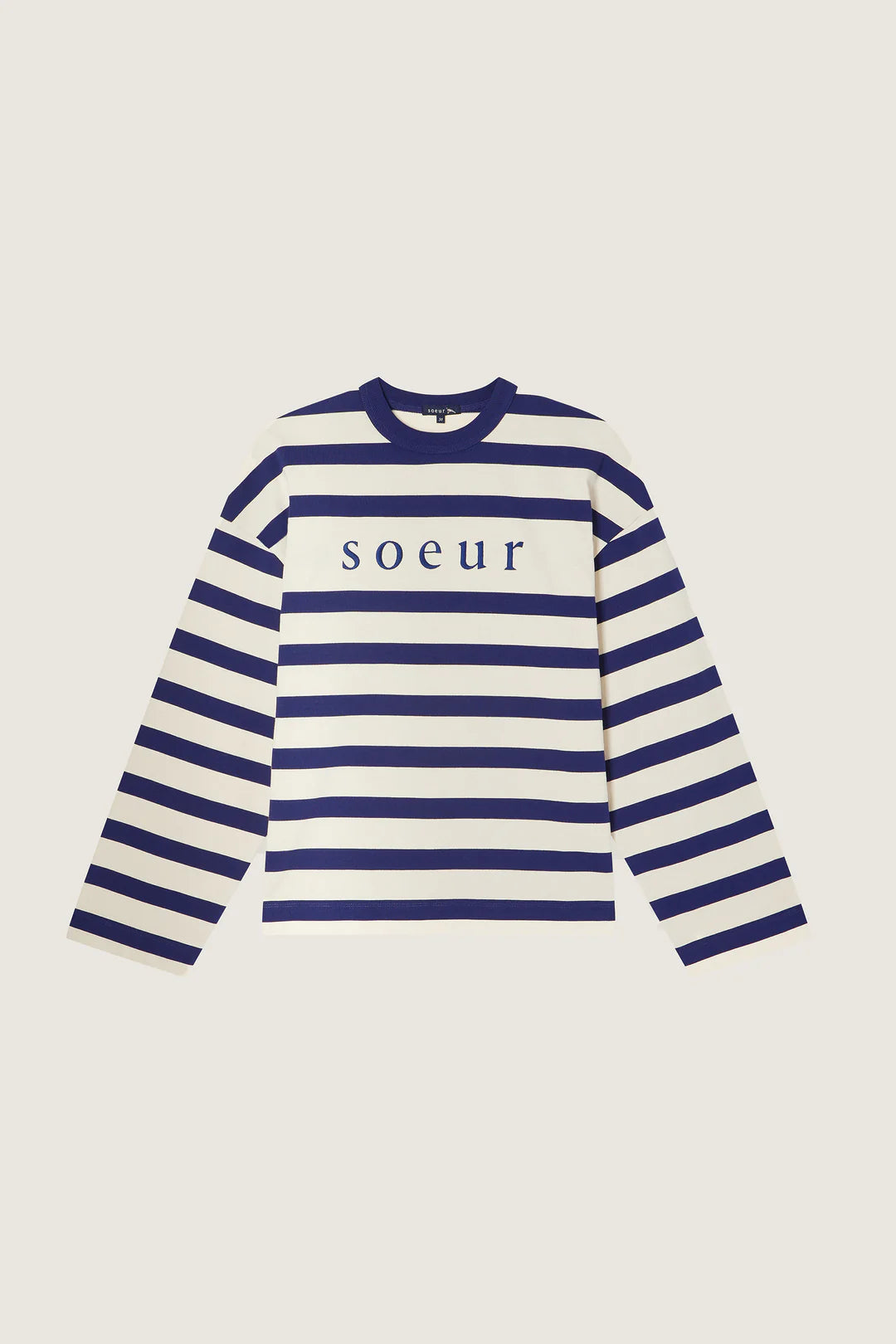 Soeur Archie T-Shirt Ecru/Marine Stripe
