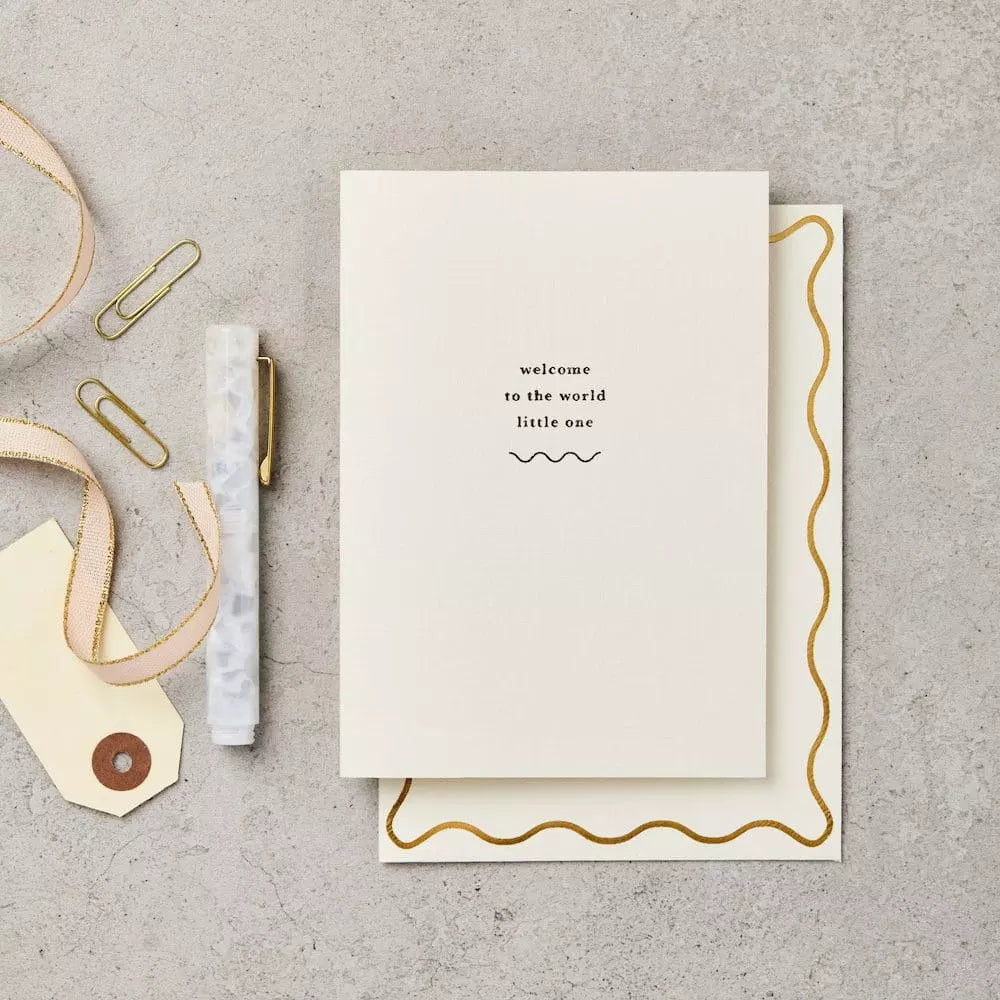 Katie Leamon Welcome to the World Card