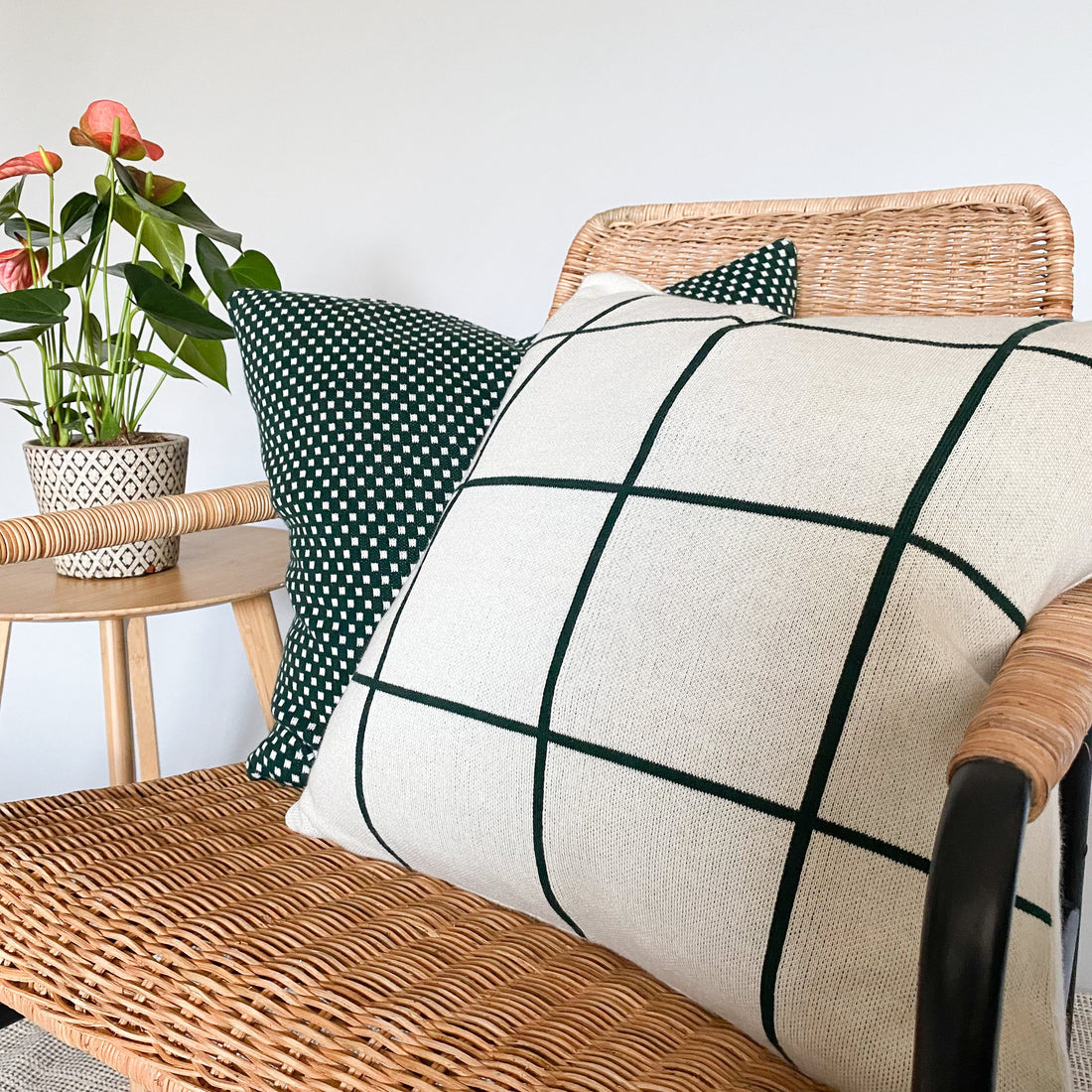 Sophie Home Forest Grid Cushion
