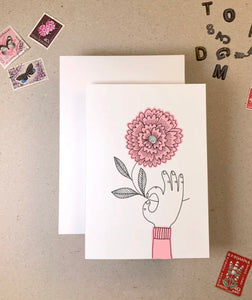 Imogen Owen Hand & Flower Card