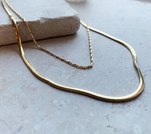 Shyla Thick Snake Chain Necklace