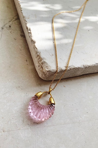 Shyla Etienne Pink Necklace