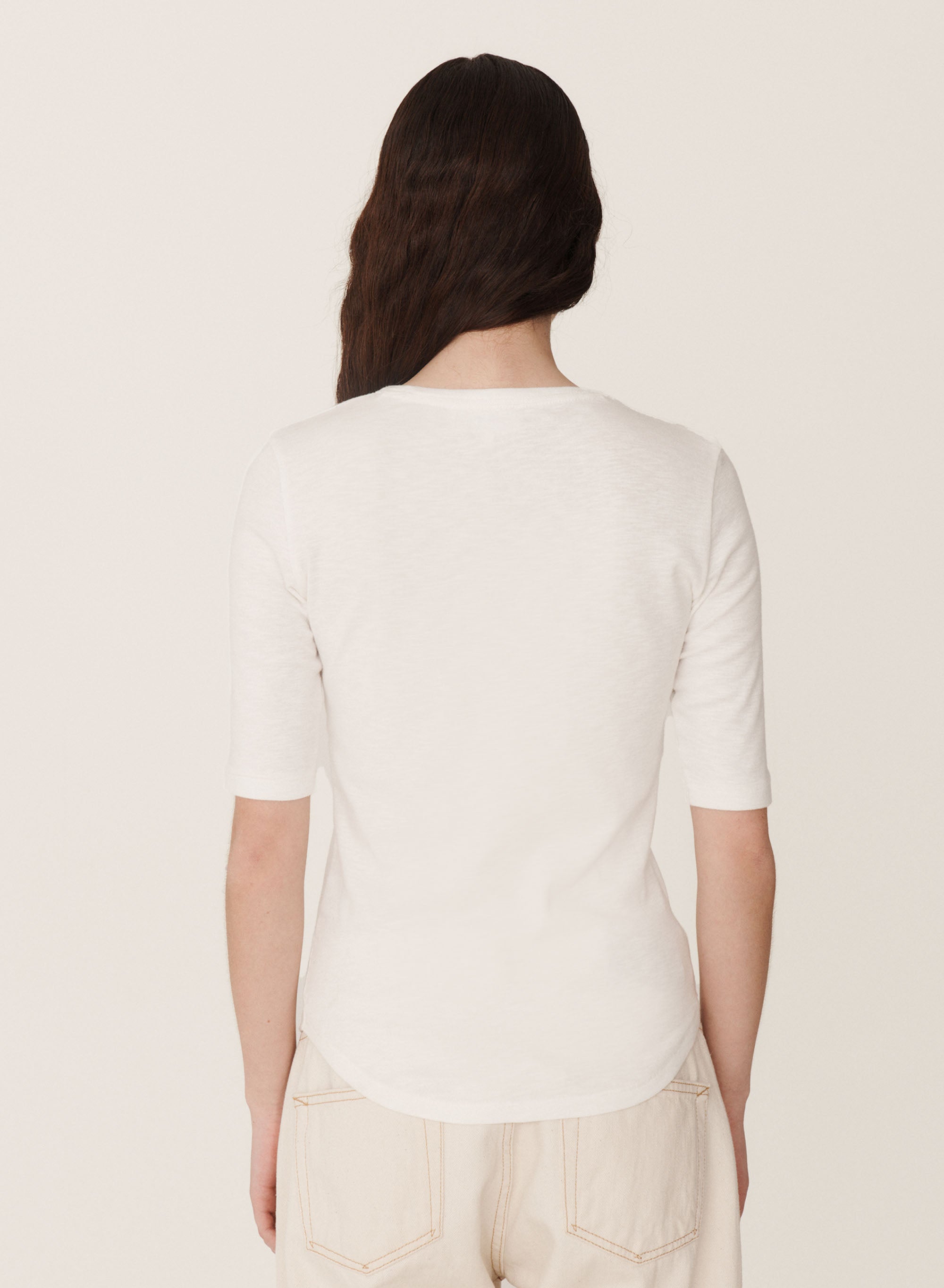 YMC Charlotte Earth Organic Cotton White Tee