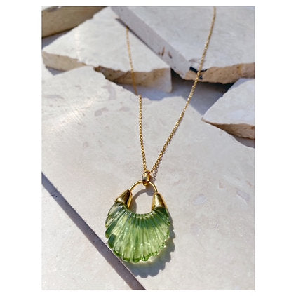 Shyla Etienne Green Necklace