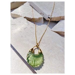 Shyla Etienne Green Necklace