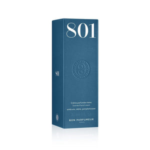 Bon Parfumeur Scented Hand Cream 801: sea spray, cedar and grapefruit