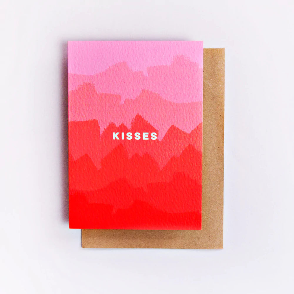 The Completist Kisses Ombre Card