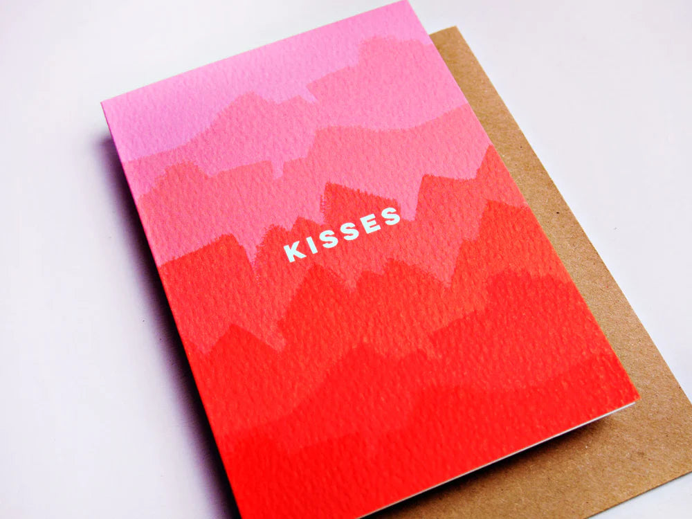 The Completist Kisses Ombre Card