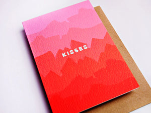 The Completist Kisses Ombre Card