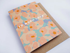 The Completist Painter Flower Love Card
