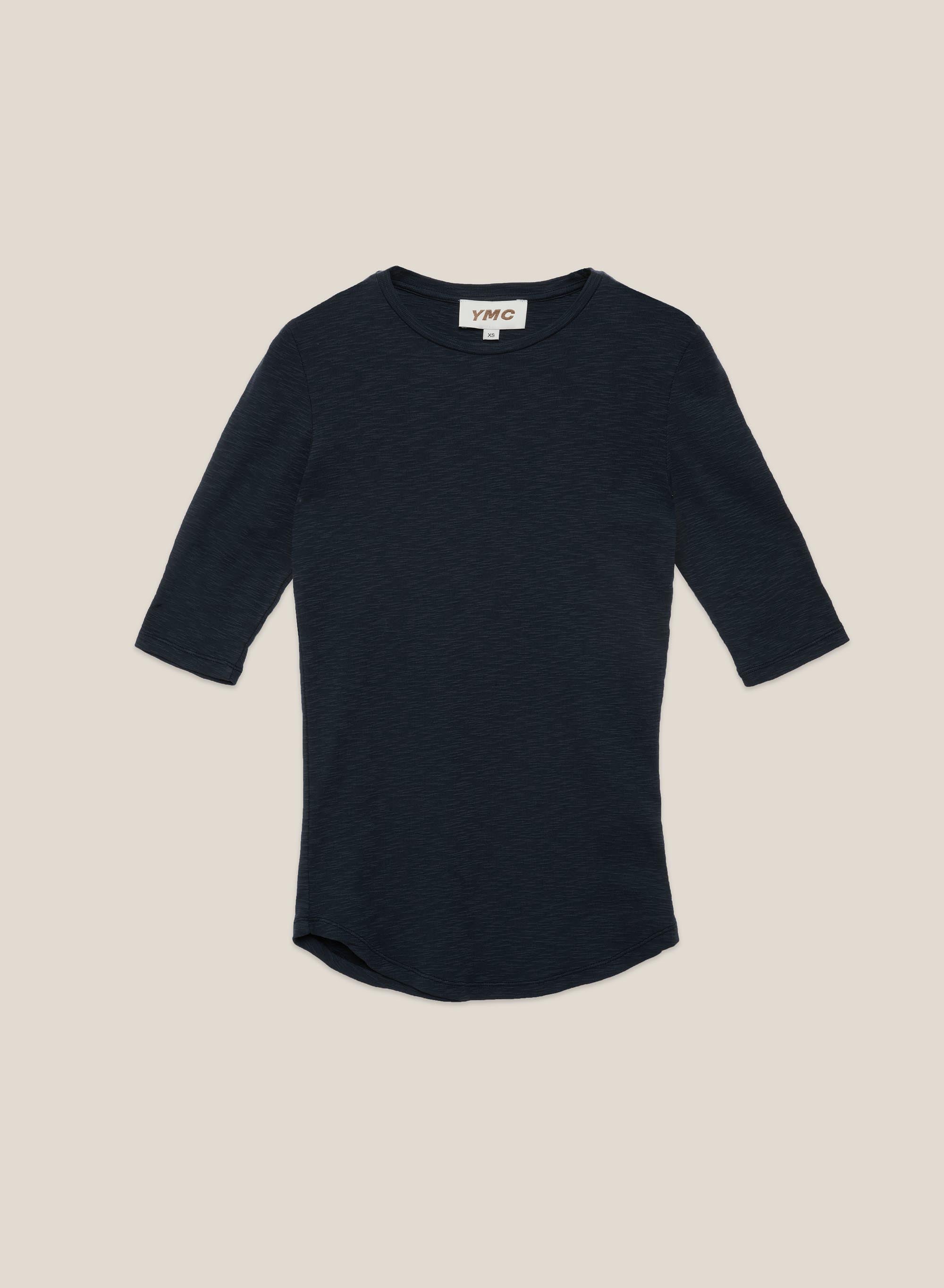 YMC Charlotte Earth Organic Cotton Navy Tee