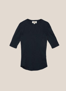 YMC Charlotte Earth Organic Cotton Navy Tee