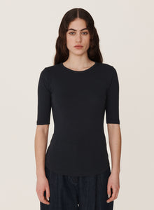 YMC Charlotte Earth Organic Cotton Navy Tee