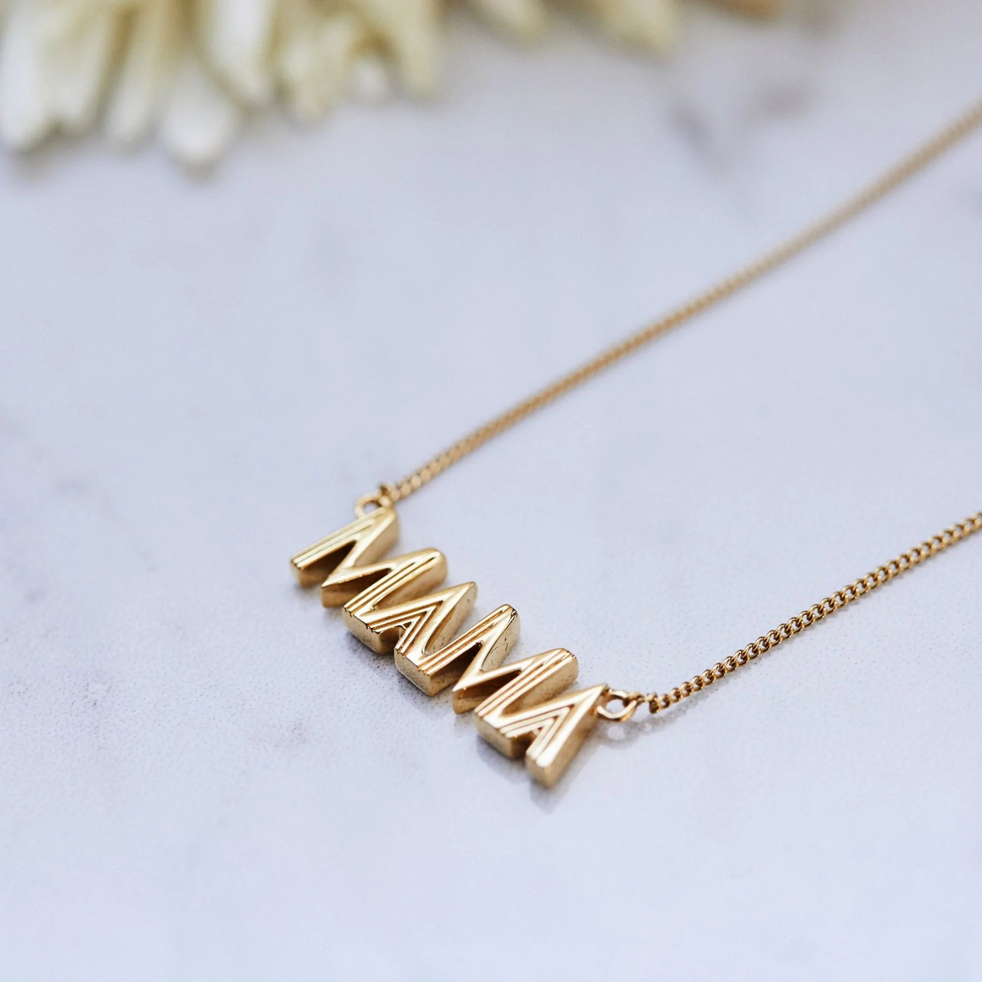 Rachel Jackson Mama Necklace Gold